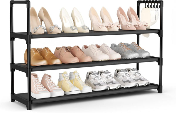 VILICK Shoe Rack for Closet Shoe Organizer Space Saver Storage for 12-15