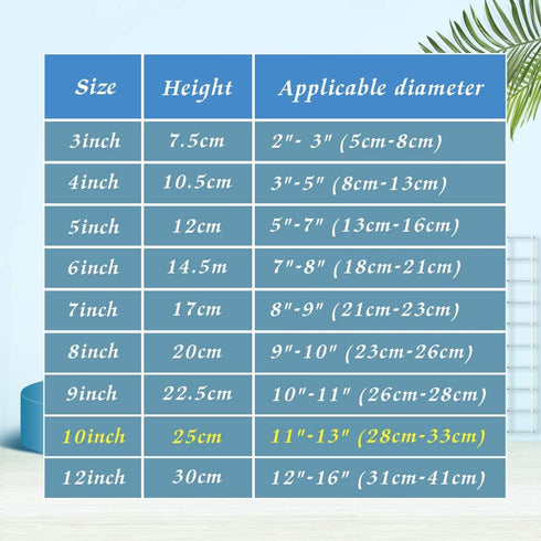 Artliving 10 Inch Black Plastic Easels, 6pcs/Set Plate Display Stands for Picture Frame Holder