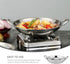 Uonlytech Stainless Steel Pasta Stockpot - Wok Pan for Everyday Cooking