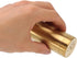 2 Pack Gold Spice Jar, Stainless Steel Shaker with Screw Open Top for Uniform Size Seasoning Bottles
