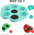 Actvty Round Chocolate Covered Cookie Molds, 3 Pcs Cylinder Silicone Molds for Candy, Cakes, Jelly