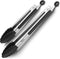 Tribal Cooking Kitchen Tongs with Silicone Tips - 9" and 12" Stainless Steel Tongs with Rubber Grips