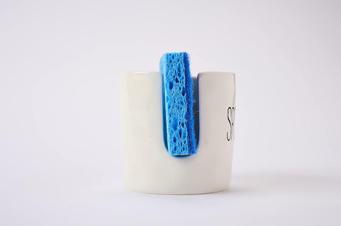 Off White Ceramic Sponge Holder Caddy - Stylish Kitchen Storage