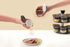 Aurakoa 360 2 (6 6 Counter rotating tier jars spice rack small large spice jars) Revolving Seasoning Organizer.