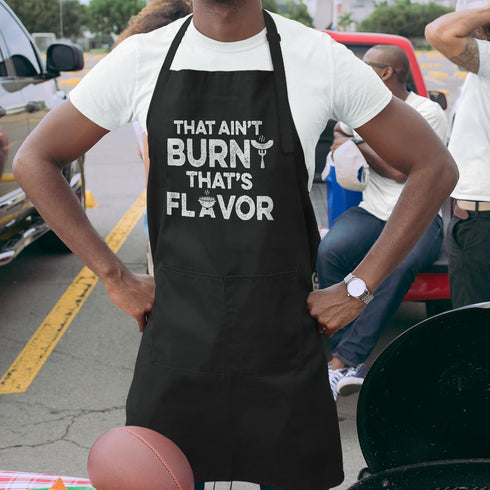 SANDJEST Funny Mens Aprons with Pockets, BBQ Kitchen Cooking Aprons for Birthday Christmas Gifts