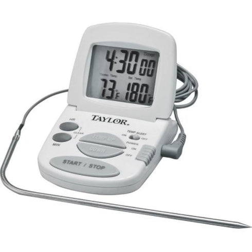 Taylor 1470N Classic Series Programmable Meat Thermometer - Timer and Alarm