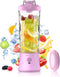 Portable Blender, Personal Blender for Shakes & Smoothies with 20 Oz Travel Cup, Mini Size Blender with 6 Blades, USB