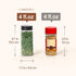 24Pcs 4oz, 93 ComSaf Glass Spice Jars with Label, Labels, a Metal Funnel, Extra Shaker Lids, Empty Spice Containers