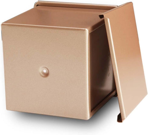CANDeal Loaf Pan With Cover/Bread Baking Mould Non-Stick Toast Box with Lid for 250g Dough, Vented Hole for Rapid Baking