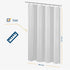 N&Y HOME Fabric Shower Curtain Liner, 48 x 72 inches, Water Repellent, White Spa Bathroom