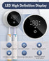 60-Degree Upgraded UV Toothbrush Cleaner Holder Wall Mounted, Temracha Razor Electric Toothbrush Holder for Bathroom