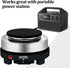 Artilife 500W Small Hot Plate, Mini Electric Portable Stove, Perfect Size for Moka Pot, 110V