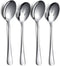 Kyraton 4-Piece Stainless Steel Serving Utensil Set, 2 Serving Spoons and 2 Slotted Spoons