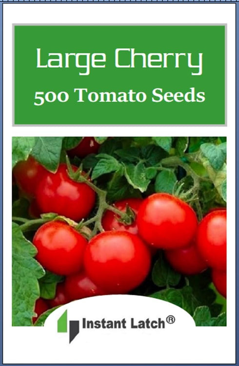 Instant Latch 500 Cherry Tomato Seeds Large Heirloom Tomato Seeds for Planting Non GMO