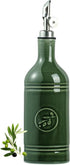 Olive Oil Dispenser Bottle with Spout, 18 oz Ceramic Oil Dispensers for