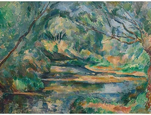 Cezanne The Brook Landscape Unframed Wall Art Print Poster Home Decor Premium