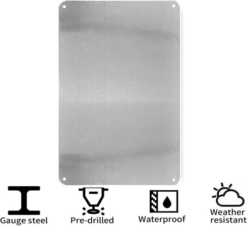 8x12 IN Roofing is Importanter High Gloss Metal Sign