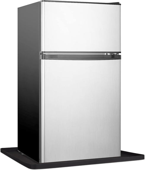 Mini Fridge Silicone Mat with Raised Edges, 24''x24''x0.5'', Prevents Water Leakage from Electrical Equipment