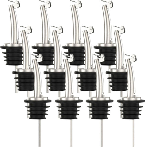 Axe Sickle 20 Pcs Oil Spout Liquor Bottle Pourer Spouts Stainless Steel Speed Pour