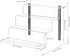Acrylic Riser Shelf 4 Tier Clear Display Stand for Collectibles, Cupcakes, Perfumes, 9 x 8.3 x 6.8 in (Small, 2 Pack)