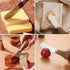 2 Pack Butter Spreader Knife, Stainless Steel Cheese Spreaders with Wood Handle for Cutting & Spreading Butter