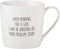 Creative Brands Faithworks Inspirational White Bone China Café Mug, 14-Ounce, Good Morning This is God