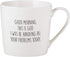 Creative Brands Faithworks Inspirational White Bone China Café Mug, 14-Ounce, Good Morning This is God
