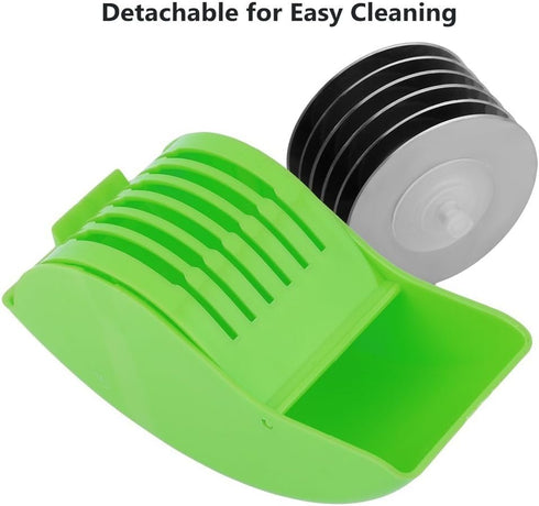 AOZBZ Herb Roller Mincer, Manual Hand Scallion Chive Mint Cutter with 6 Stainless Steel Blades