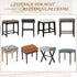 Levoberg Counter Counter Set 2 Bar Stool Cover Rectangle Stretch Height Barstool Slipcovers Rectangular Vanity Stool