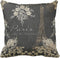 Emvency Throw Pillow Cover Black Vintage Paris City of Love Eiffel Tower Chalkboard, 18 x 18 Inch