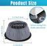 Anti Vibration Pads for Washing Machine, 4 Pcs Noise Reducing Rubber Feet Pads for Furniture, Grey