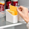 Cheese Storage Box for Fridge, 2/4 PCS Sliced Cheese Container with Flip Lid, Plastic Cheese Keeper Holder