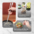 Reusable Long Silicone Cooking Chopsticks with Spoon, 12 Inches, Dishwasher Safe, BPA-free, Pastel Color