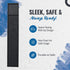 Countertop 23" 3.25" (2 Pack) Bar Mats for by ProTensils - x Bar Rail Mat, Black Rubber Bar Mats for Bartending, Bar