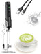 3-in-1 Electric Milk Frother with Stand, Rechargeable LED Display & 3 Speeds