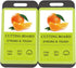 Mini Kitchen Cutting Board Mats, BPA Free, Dishwasher Safe, Juice Grooves, Thicker Boards, Easy Grip Handle, Non Porous, 2 pack by Svenee