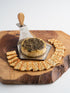 1 Brie Cheese Platter with Serving Knife I Easily Smoke Brie Cheese I Perfect for Smoker, Grill, & Oven I Dishwasher