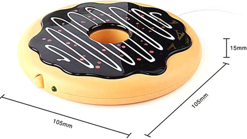 Rely2016 Creative USB Cookie Cup Warmer Coaster, Coffee Mug Heating Pad