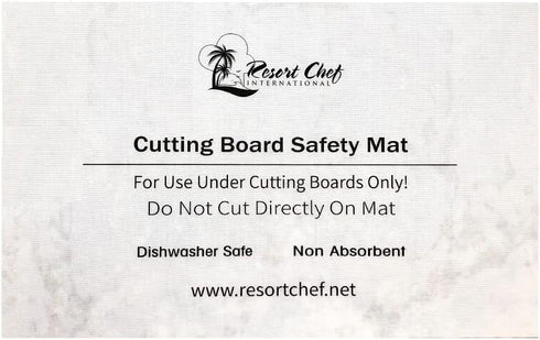 Non-Slip Safety Mat for Kitchen Cutting Boards - Hygienic Non-Absorbent Dishwasher Safe