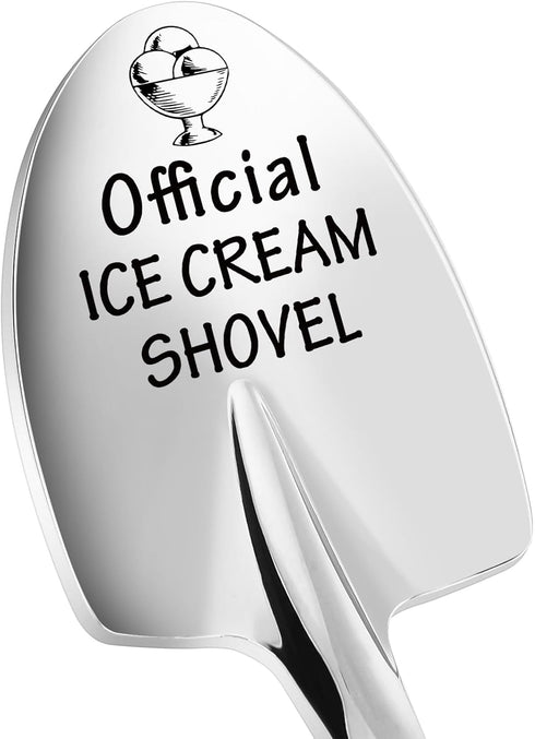 Belatelove Ice Cream Lovers Engraved Spoon Birthday Easter Gifts for Women Friends Sister