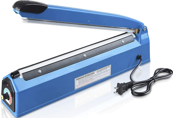 Impulse Heat Sealer for Plastic Bags, 8 Inch Poly Bag Sealing Machine with Extra Repair Kit