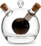 2 in 1 Oil and Vinegar Dispenser Cruet Bottle, Kitchen Supplies Glass