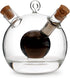 2 in 1 Oil and Vinegar Dispenser Cruet Bottle, Kitchen Supplies Glass