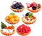 UPKOCH Artificial Fruit Egg Tart Fake Cake Model 6Pcs Set Realistic Simulated