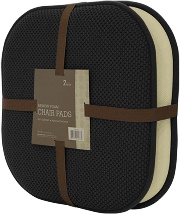 GoodGram 2 Pack Non Slip Ultra Soft Chenille Premium Comfort Memory Foam