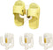 4 Pack Wall Mounted Shoe Rack - Premium Hanging Shoe Organizer Shelf