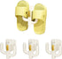 4 Pack Wall Mounted Shoe Rack - Premium Hanging Shoe Organizer Shelf
