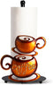 Standing Paper Towel Roll Holder Countertop for Coffee Lovers Women Men, Farmhouse