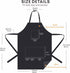 Hair Stylist Apron - Waterproof Protective Coated Salon Apron for Women/Men with Pockets for Cosmetologist and Grooming