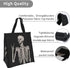 Ouqiuwa Cute Reusable Lunch Bag, Lunch Tote Handbag for Women Men, Rock and Roll Skeleton